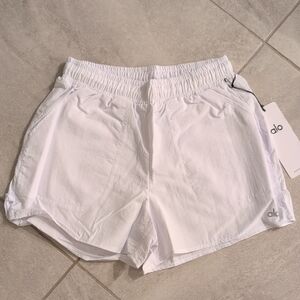 ALO Yoga Women's Bright White Athletic Shorts